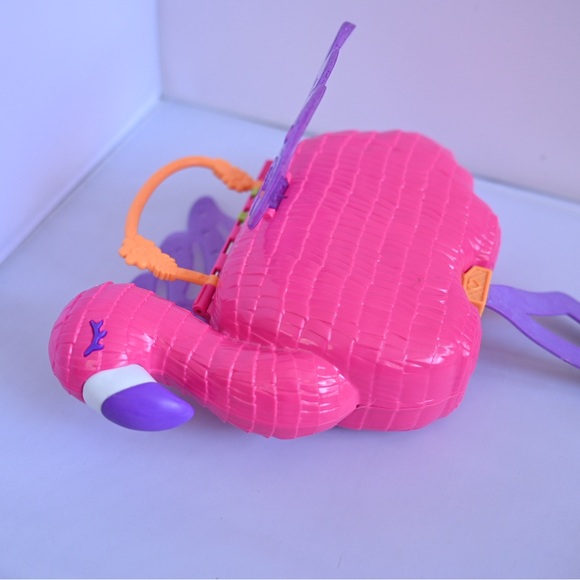 Polly Pocket Flamingo Party Playset Only- Missing Accessories - Picture 10 of 11